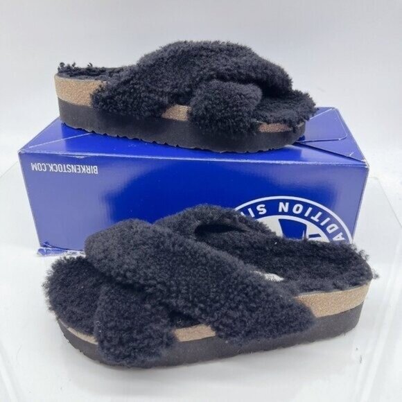 Birkenstock Papillio Daytona Shearling Platform Sandals Women’s EU 36 US 5- 5.5 - Picture 2 of 14